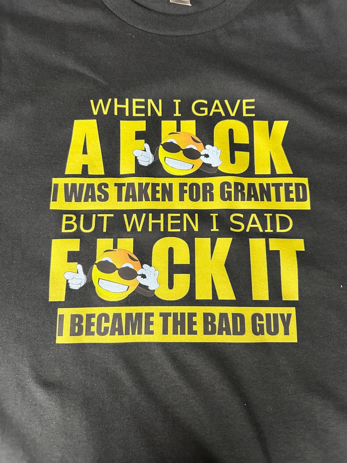 When I Gave A Fuck