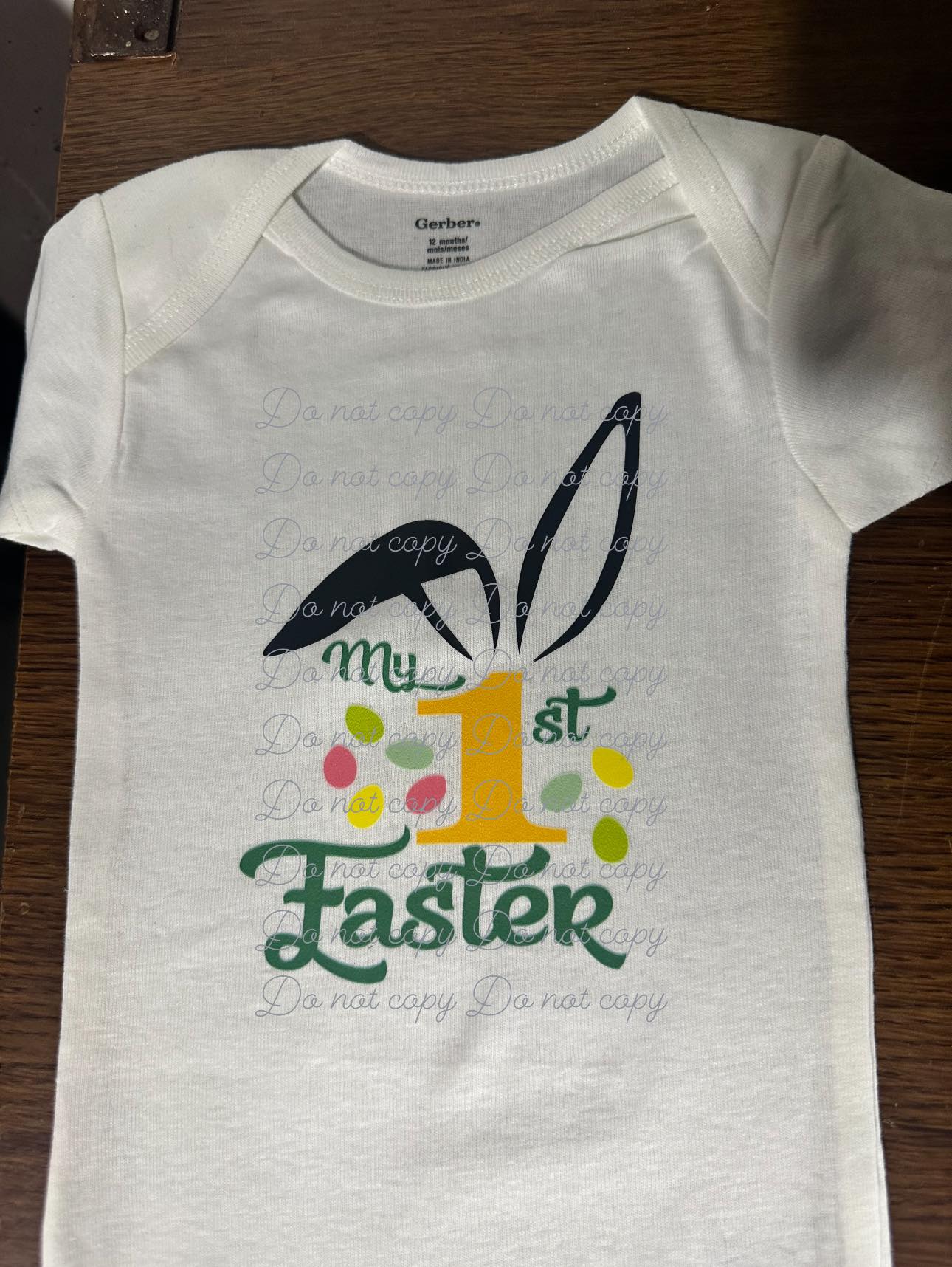 1st Easter Onesie