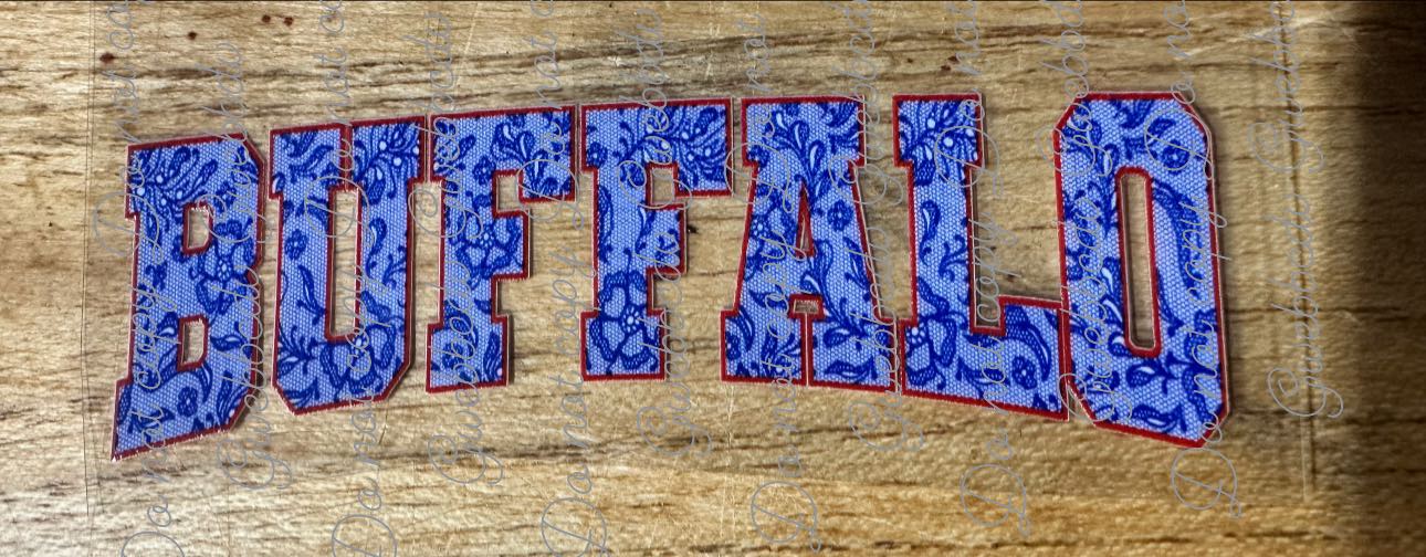 Faux Lace Buffalo Decal