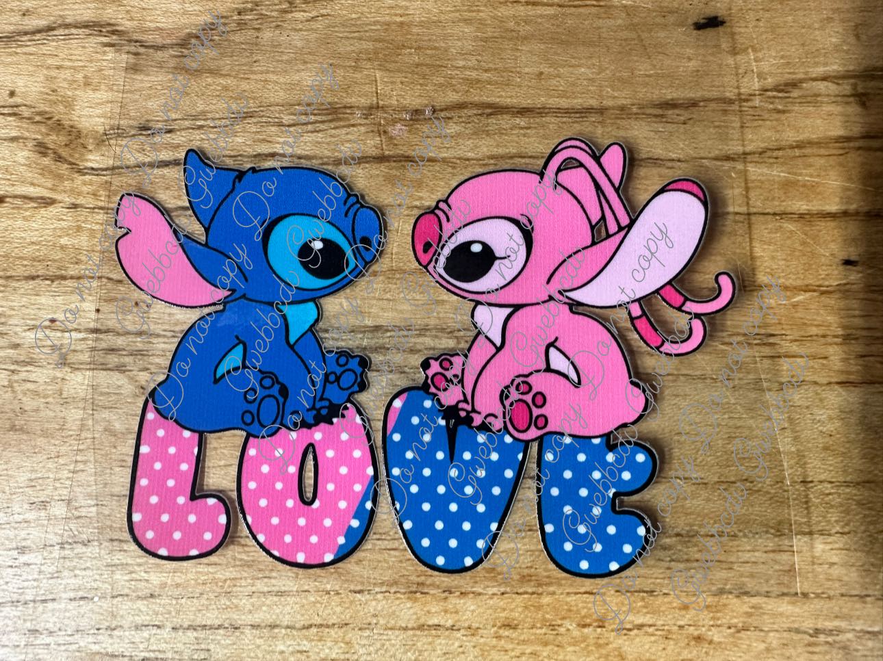Love Stitch & Angel Decal