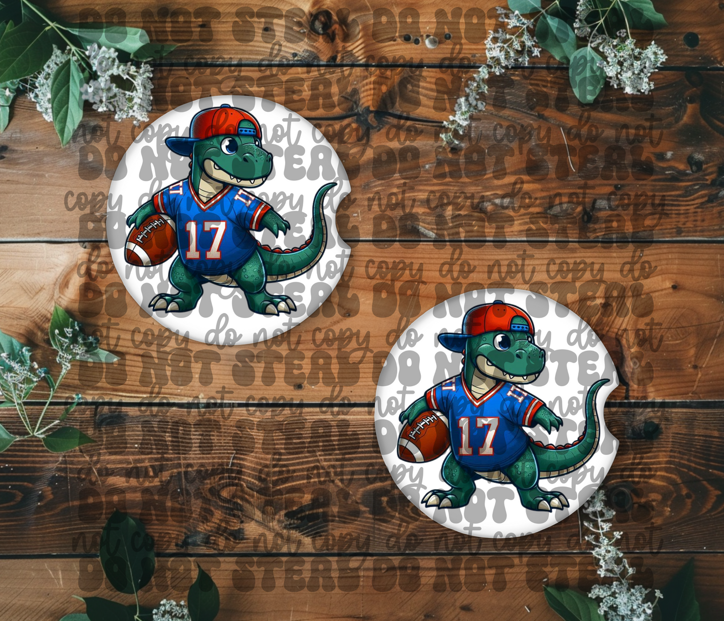 Buffalo Football Car Coasters
