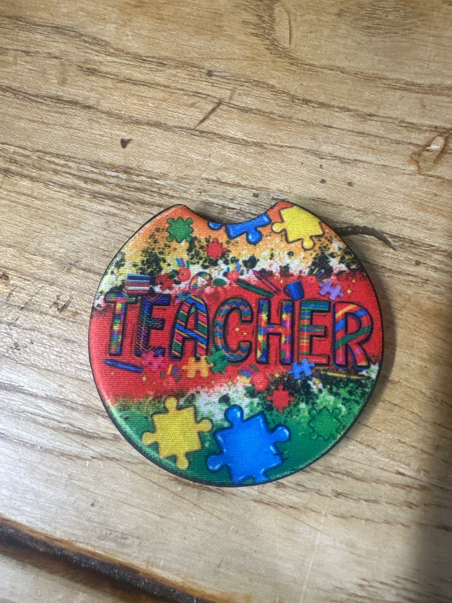School Theme Car Coaster