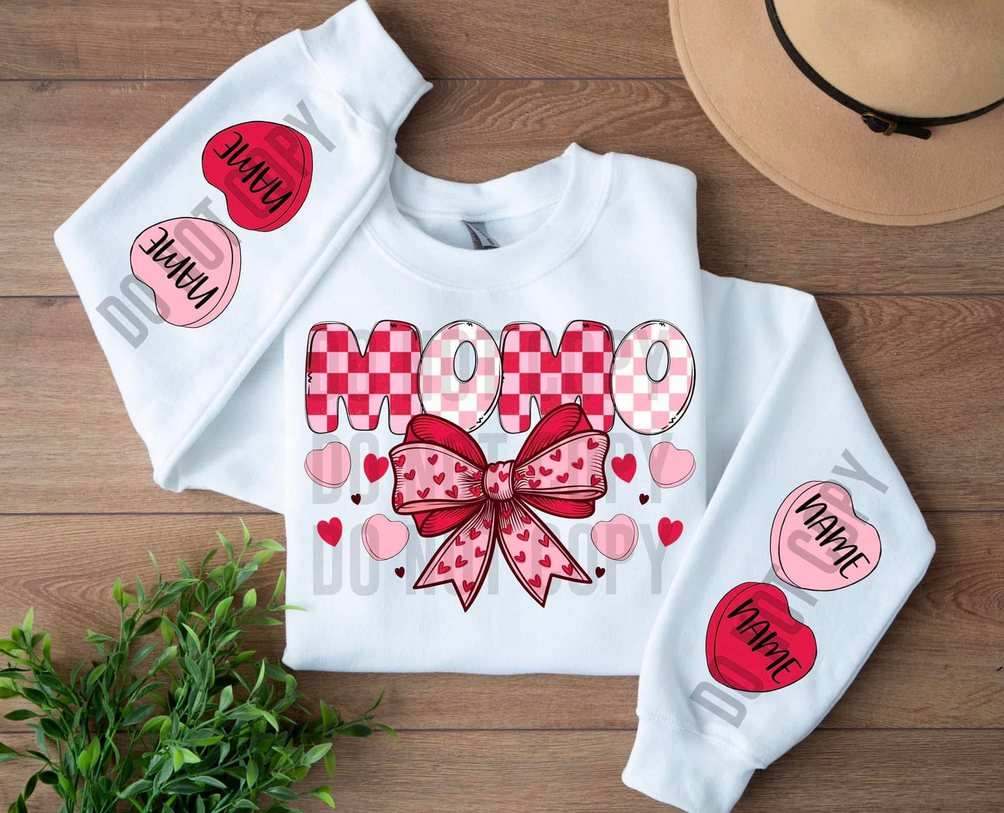 Valentine Name with Hearts