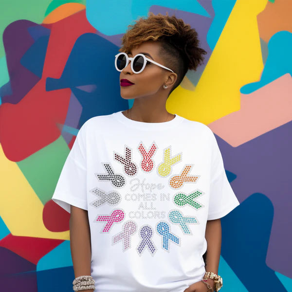 Hope Comes In All Colors Rhinestone