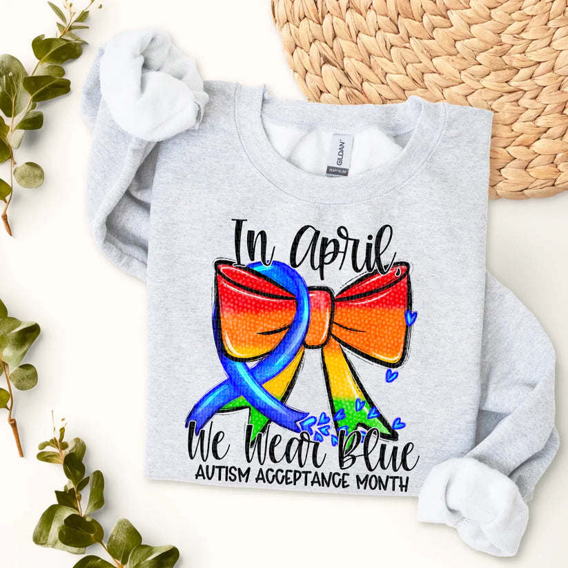 Autism Acceptance Bow