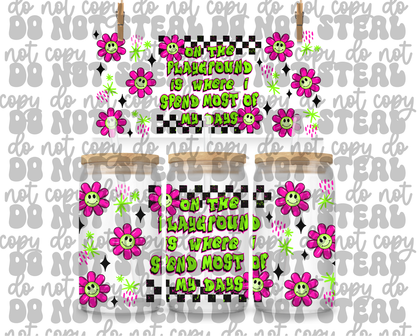 Fresh Prince 16oz UV DTF Cup Wrap