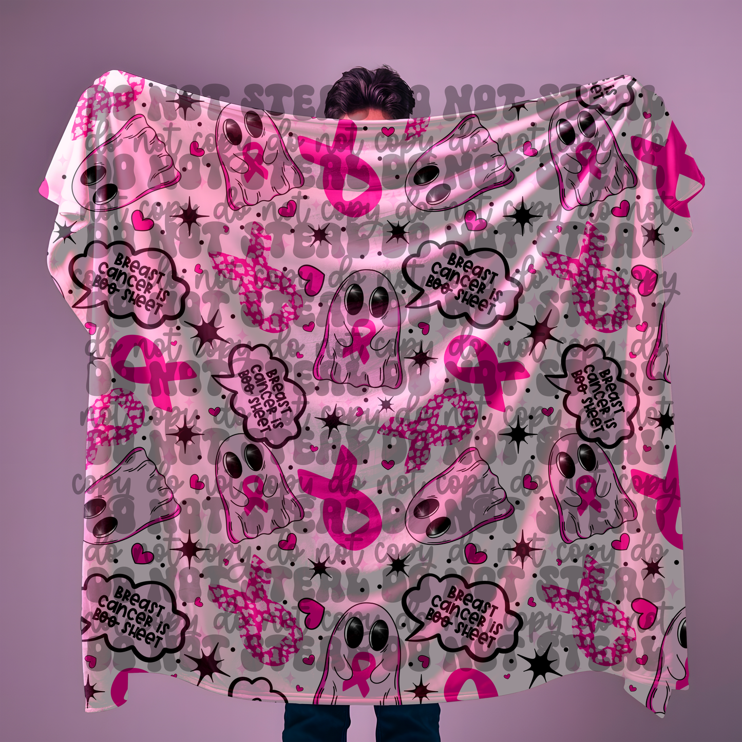 Breast Cancer Is Boo Sheet Blanket PREORDER