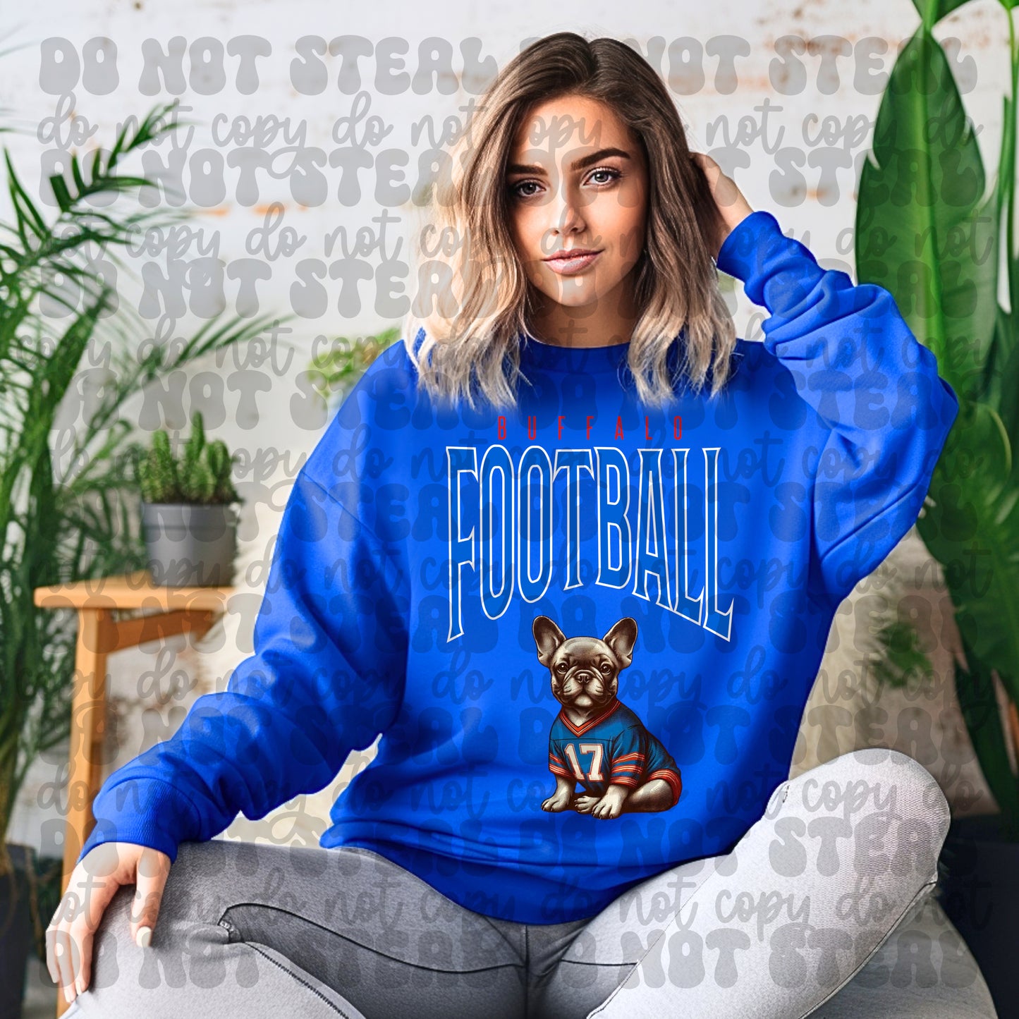 Buffalo Football French Bulldog