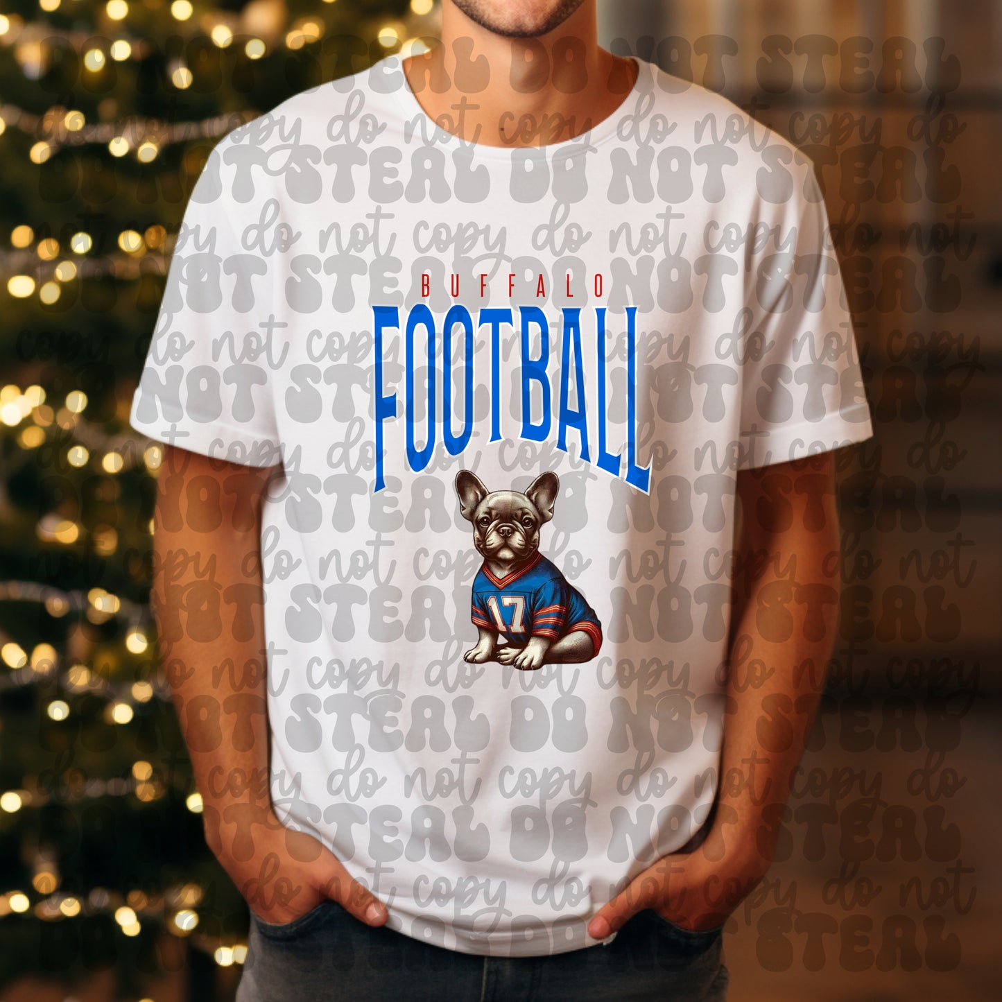 Buffalo Football French Bulldog