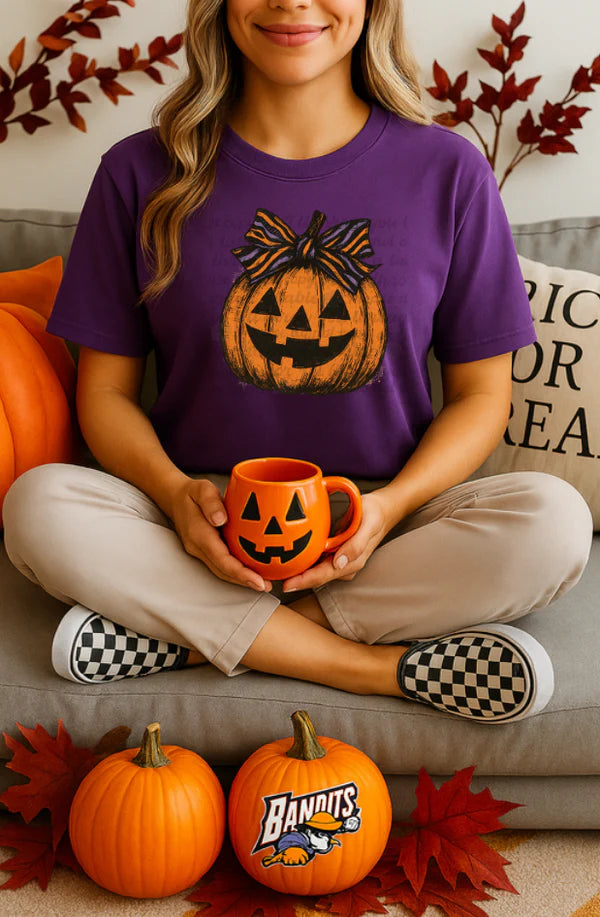 Pumpkin Lacrosse Bow