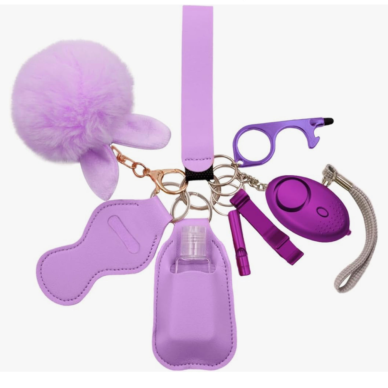9 Piece Safety Keychain