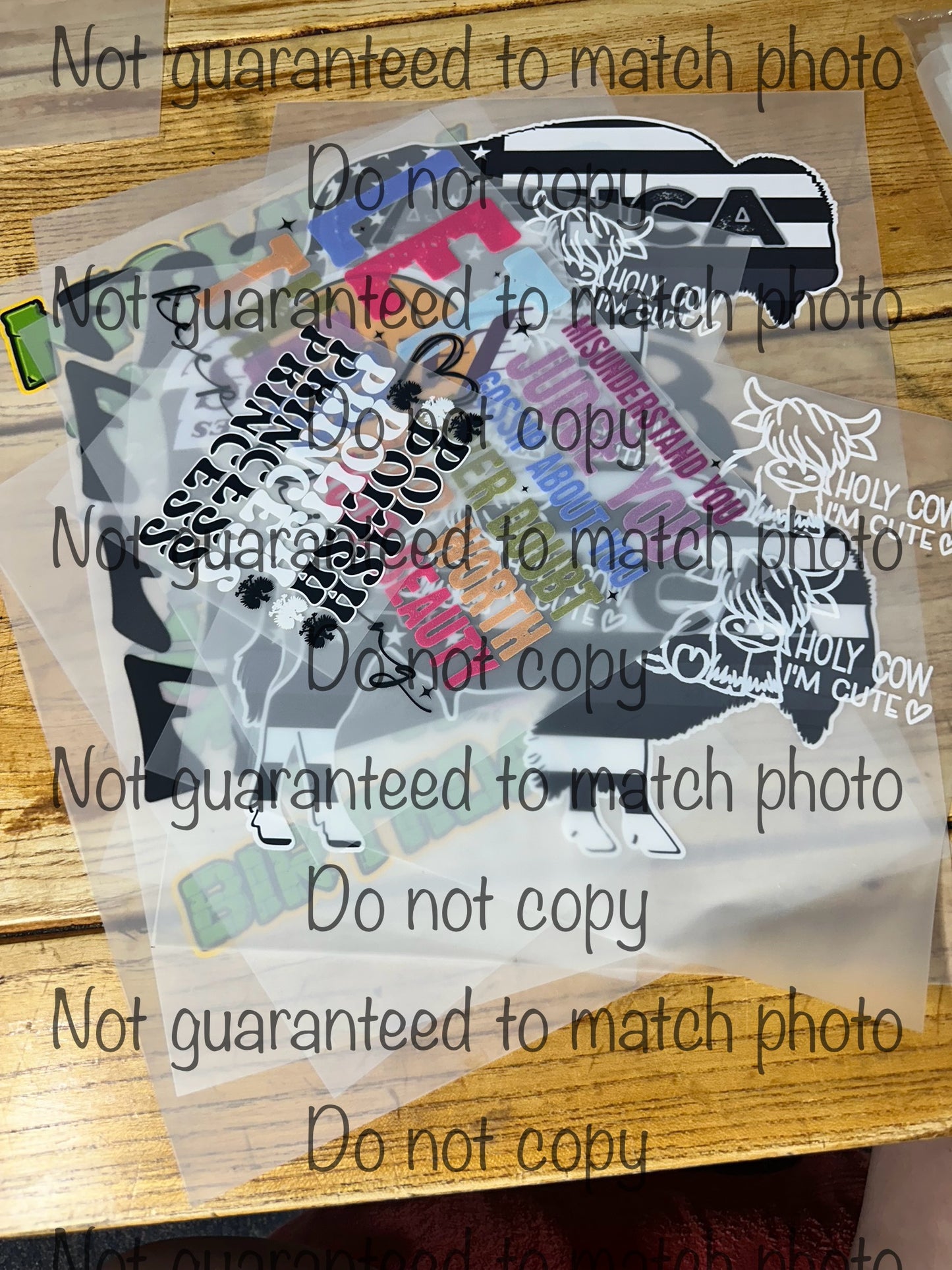 DTF Transfers Mystery Pack