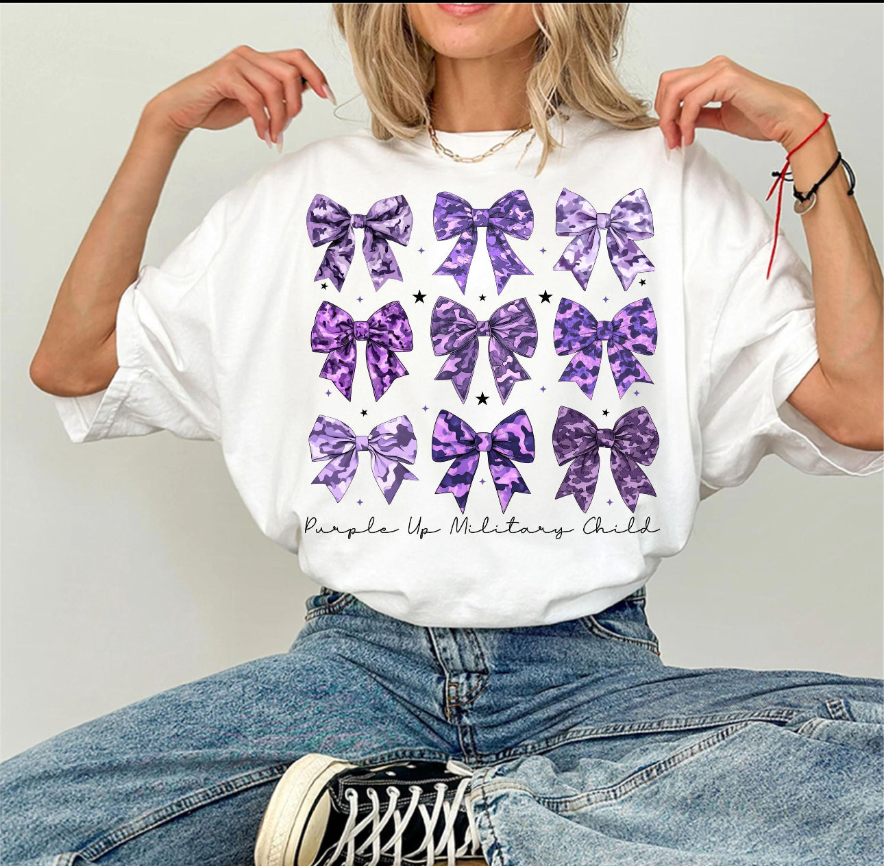 Purple Up Bow