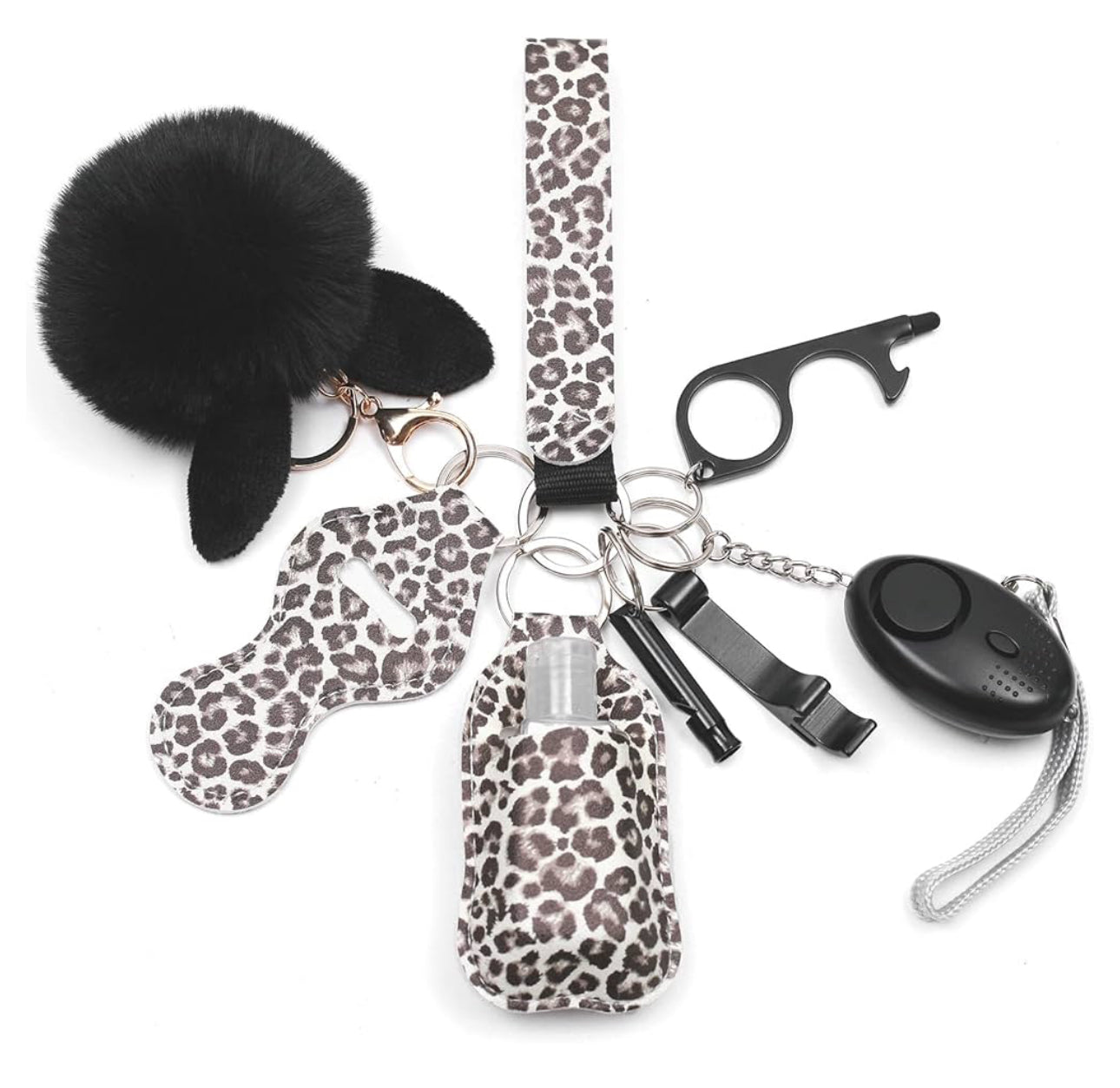 9 Piece Safety Keychain