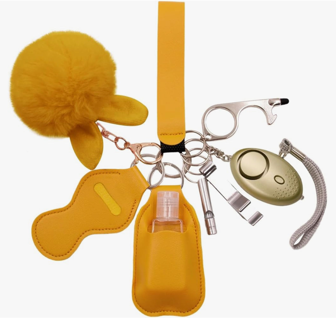 9 Piece Safety Keychain