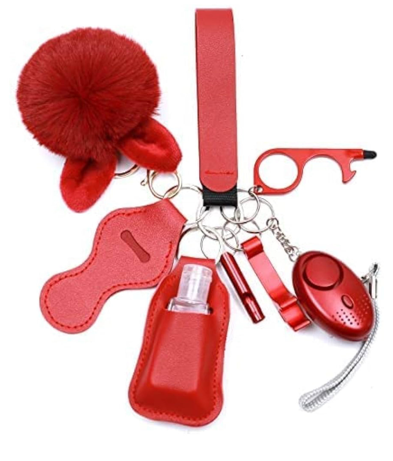 9 Piece Safety Keychain