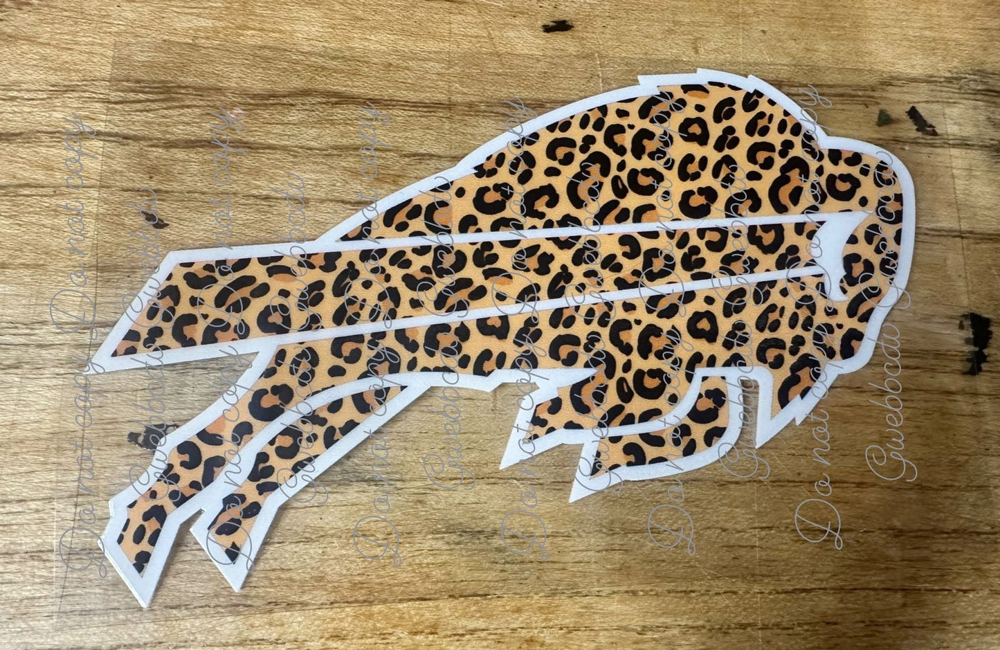 Cheetah Bills Decal