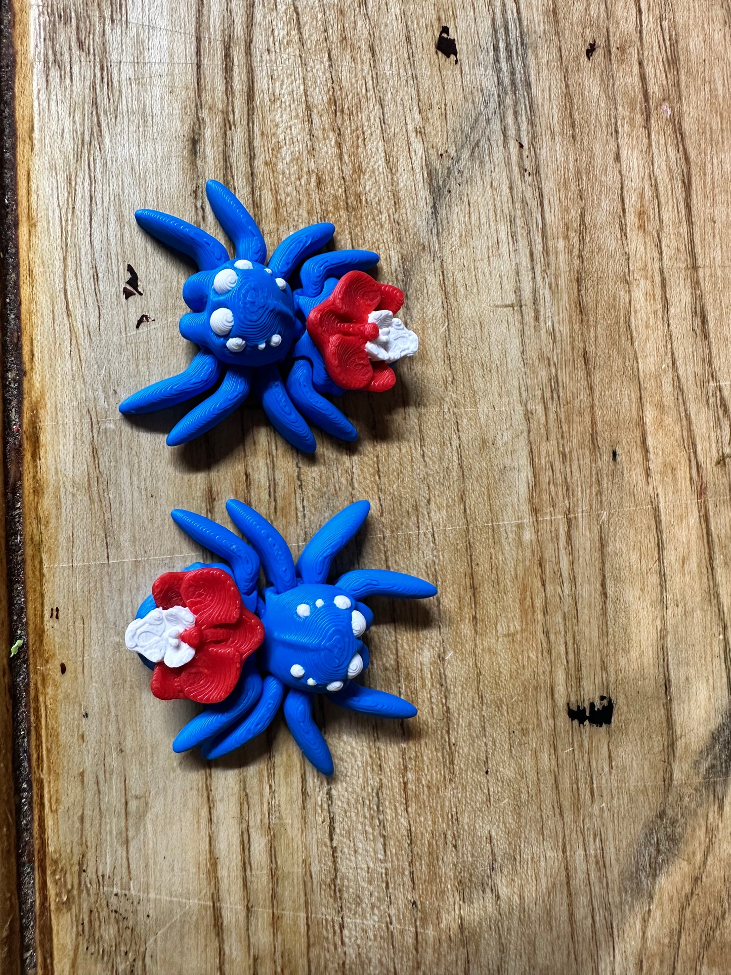 Patriotic Theme Tiny Spider