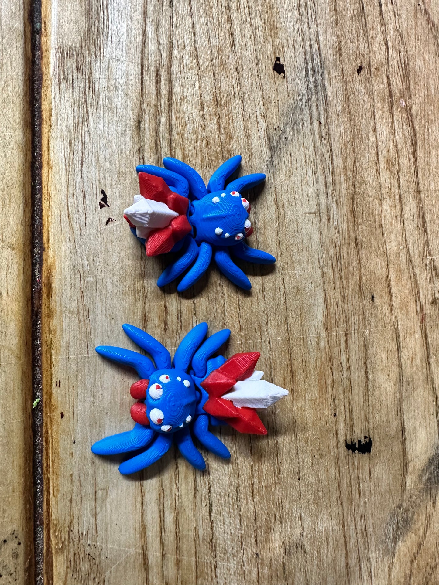 Patriotic Theme Tiny Spider