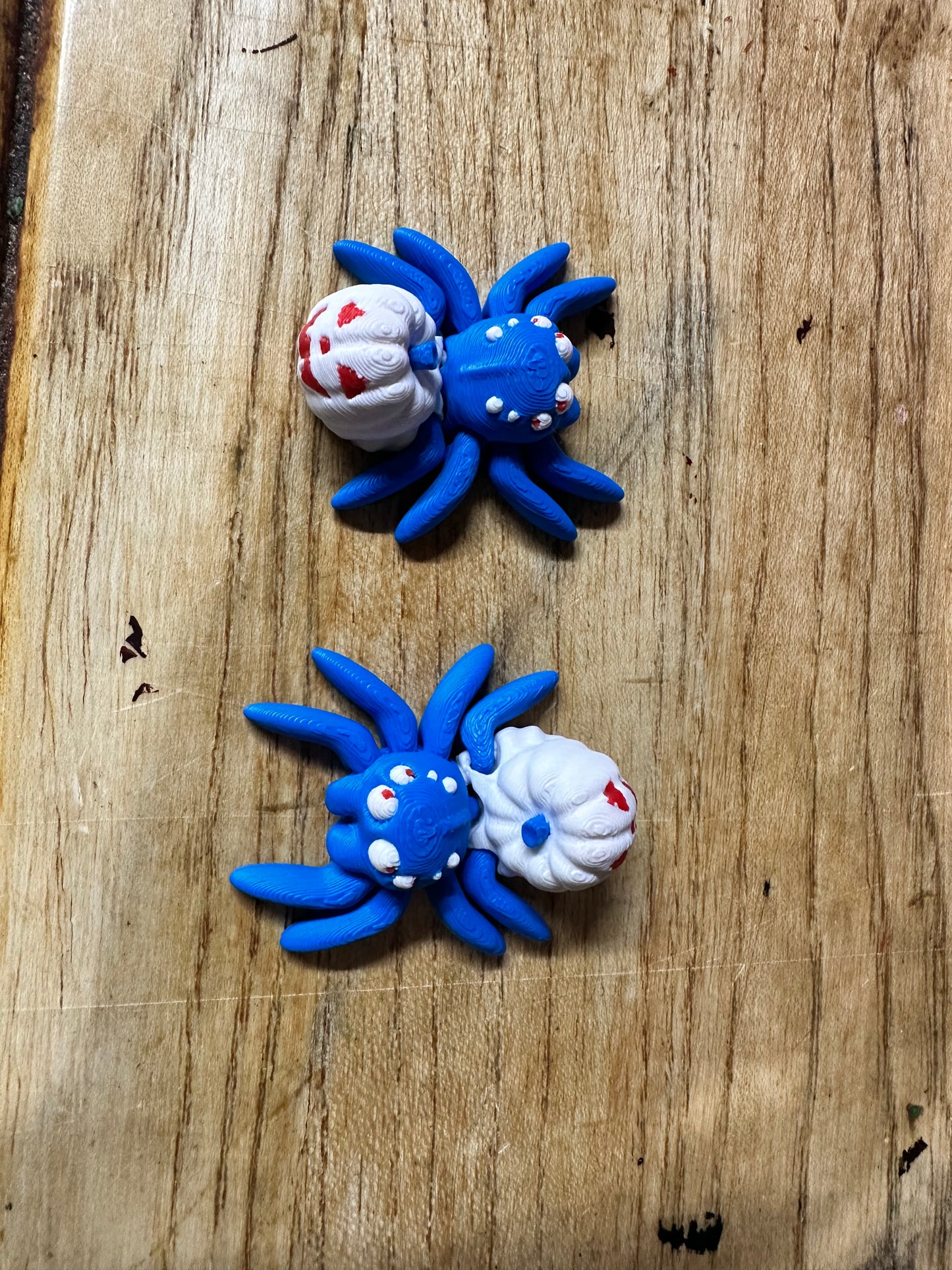 Patriotic Theme Tiny Spider