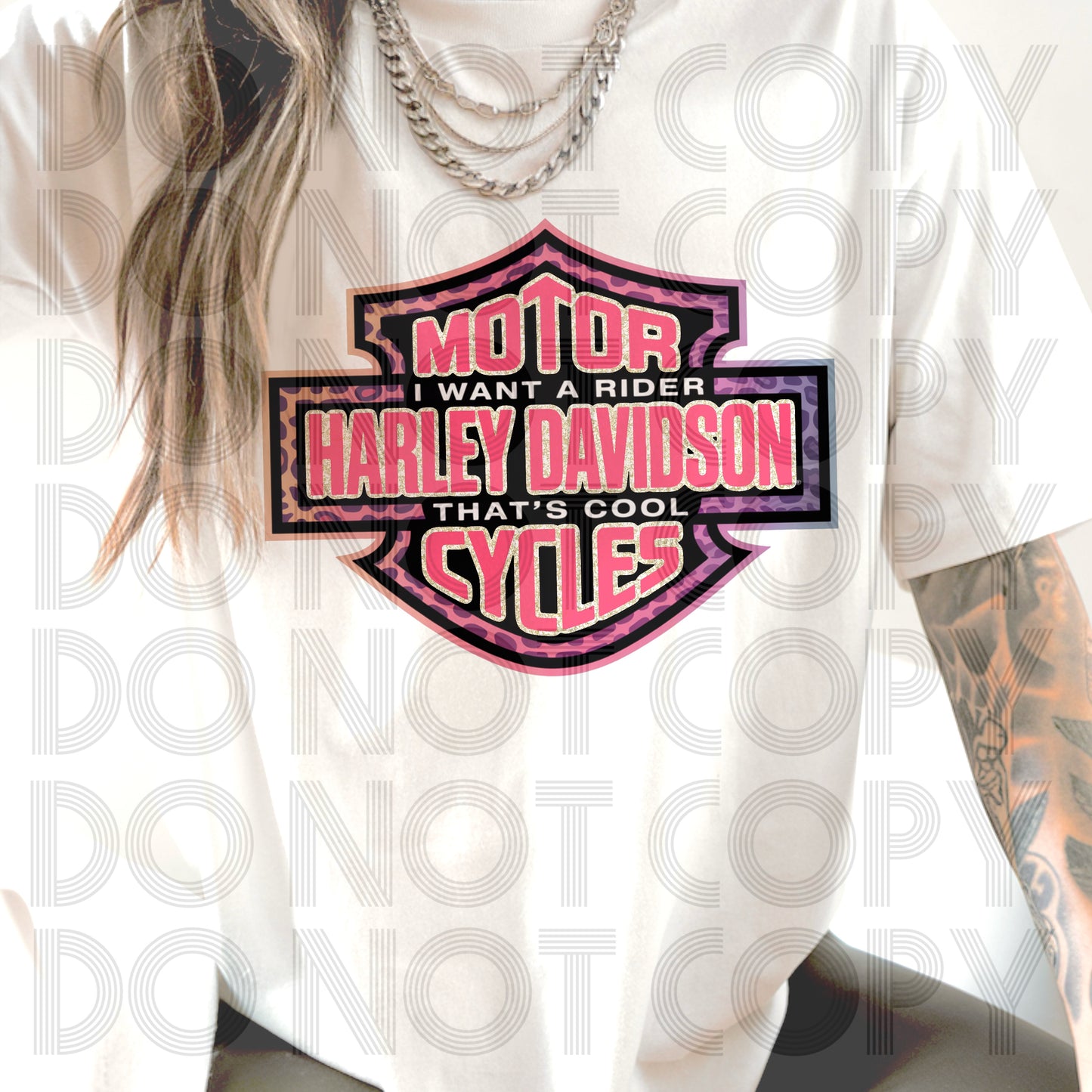 Pink Harley Davidson