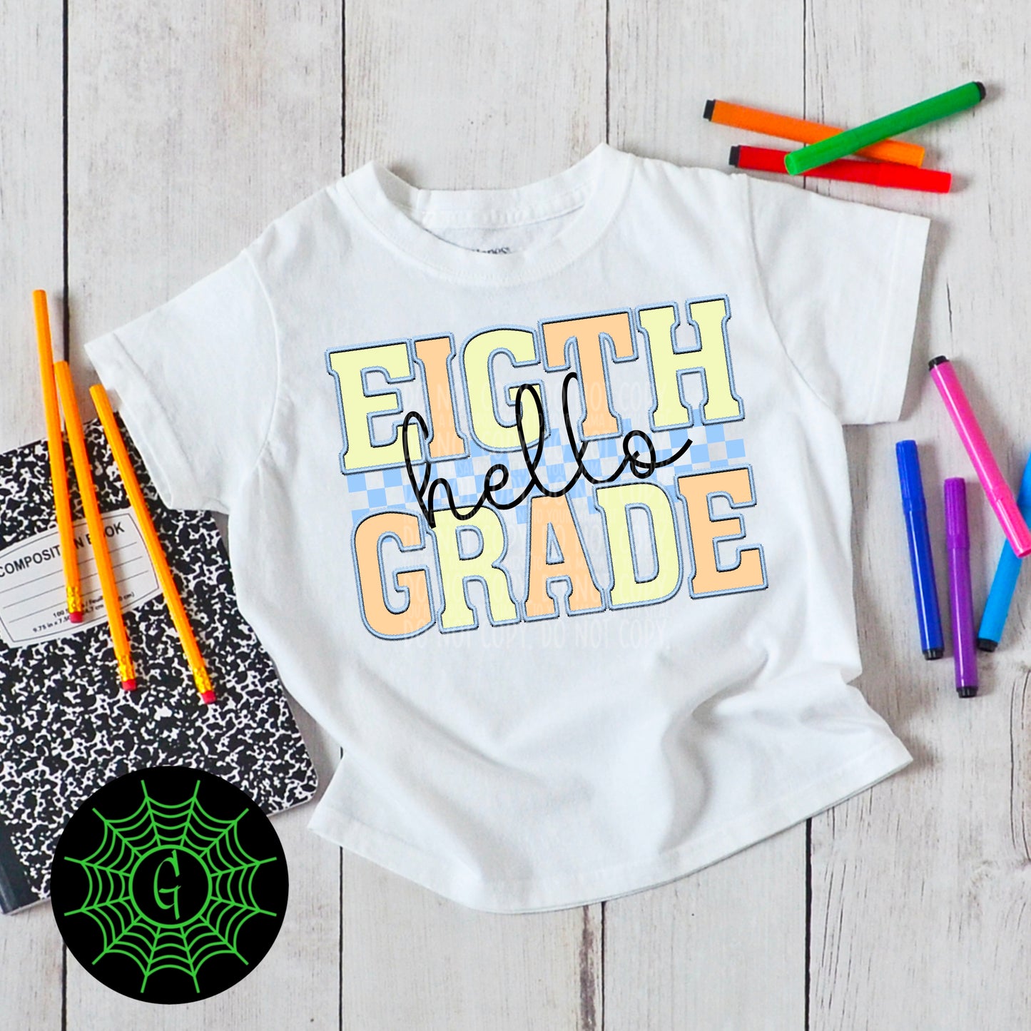 Grades In Blue Tshirt