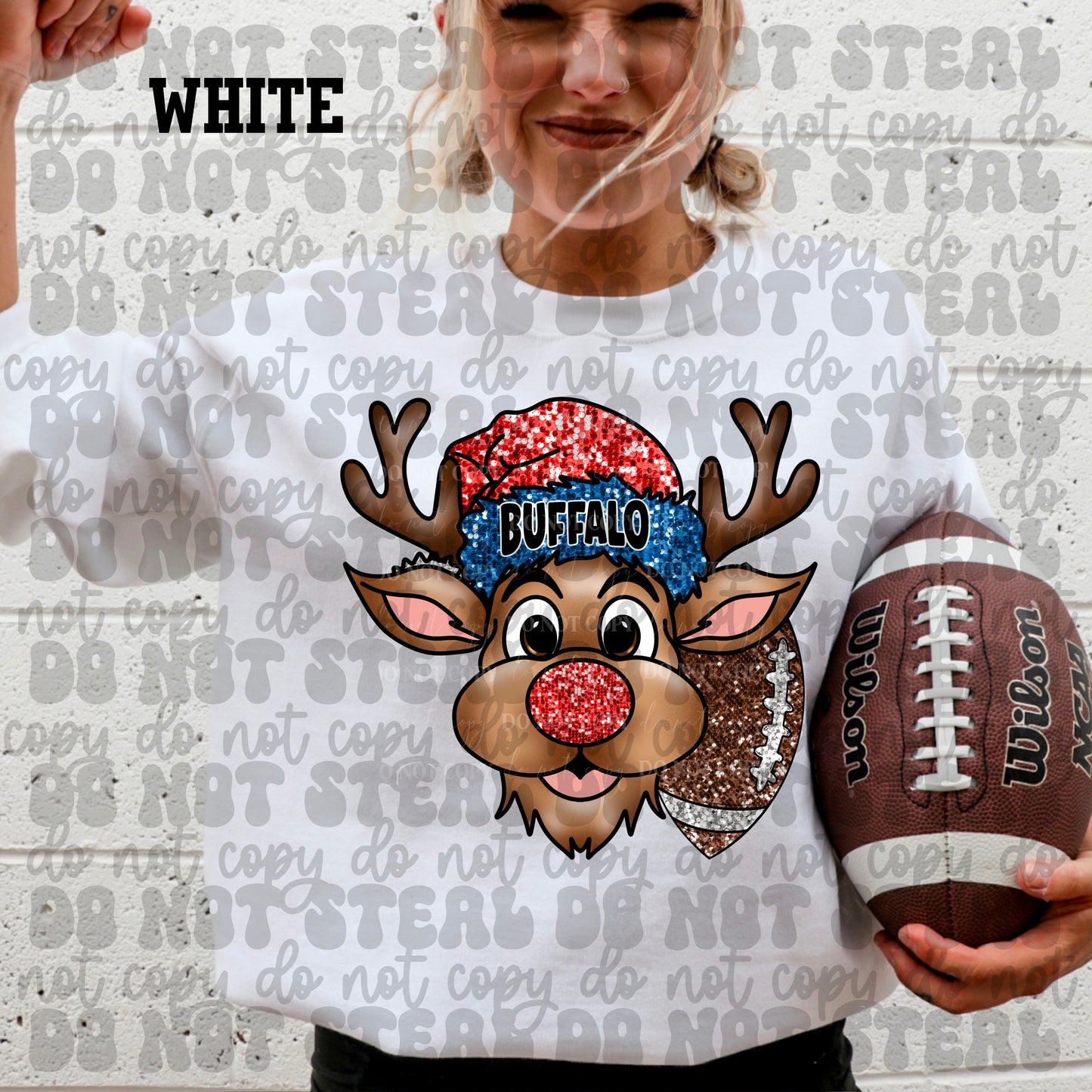 Buffalo Football Deer Head