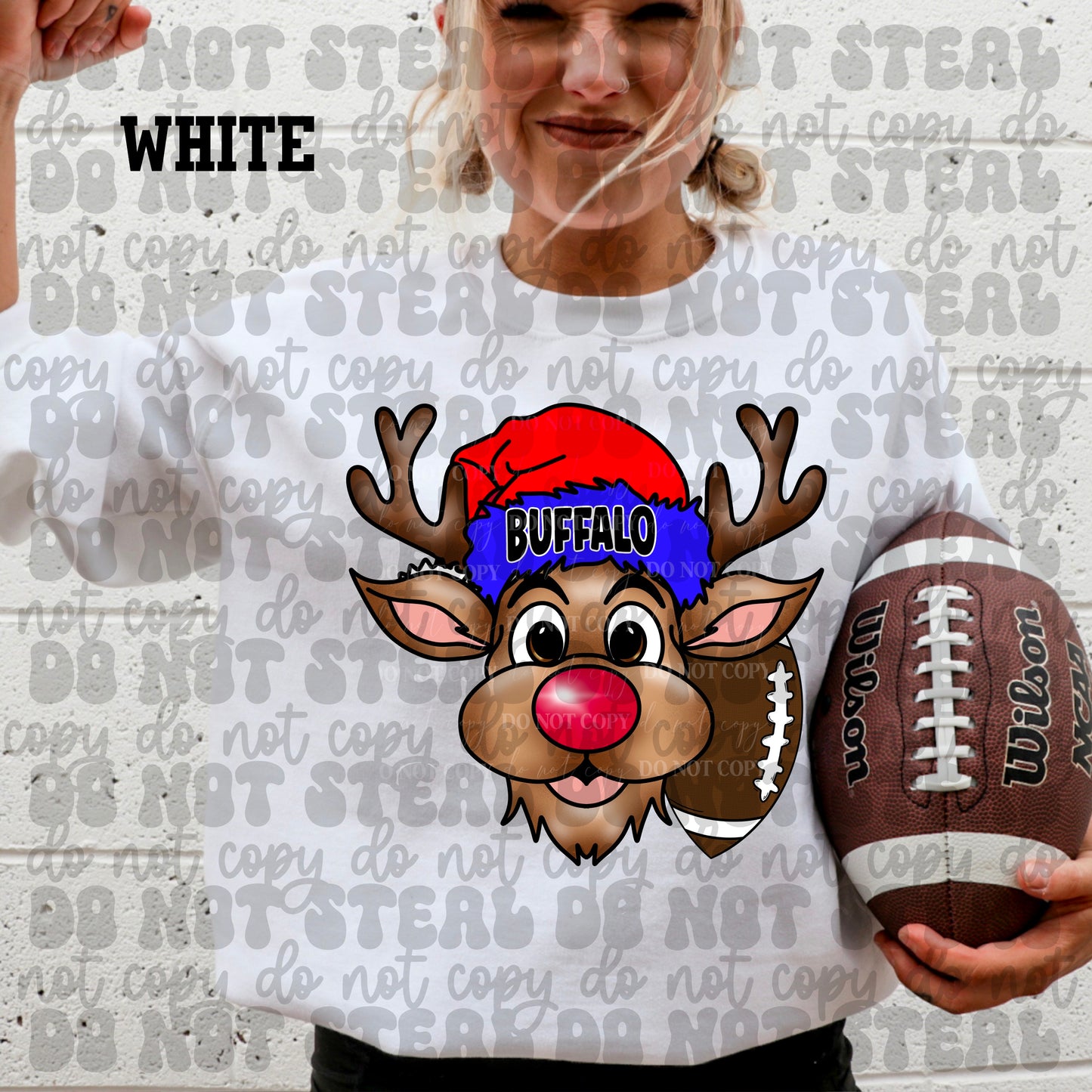 Buffalo Football Deer Head