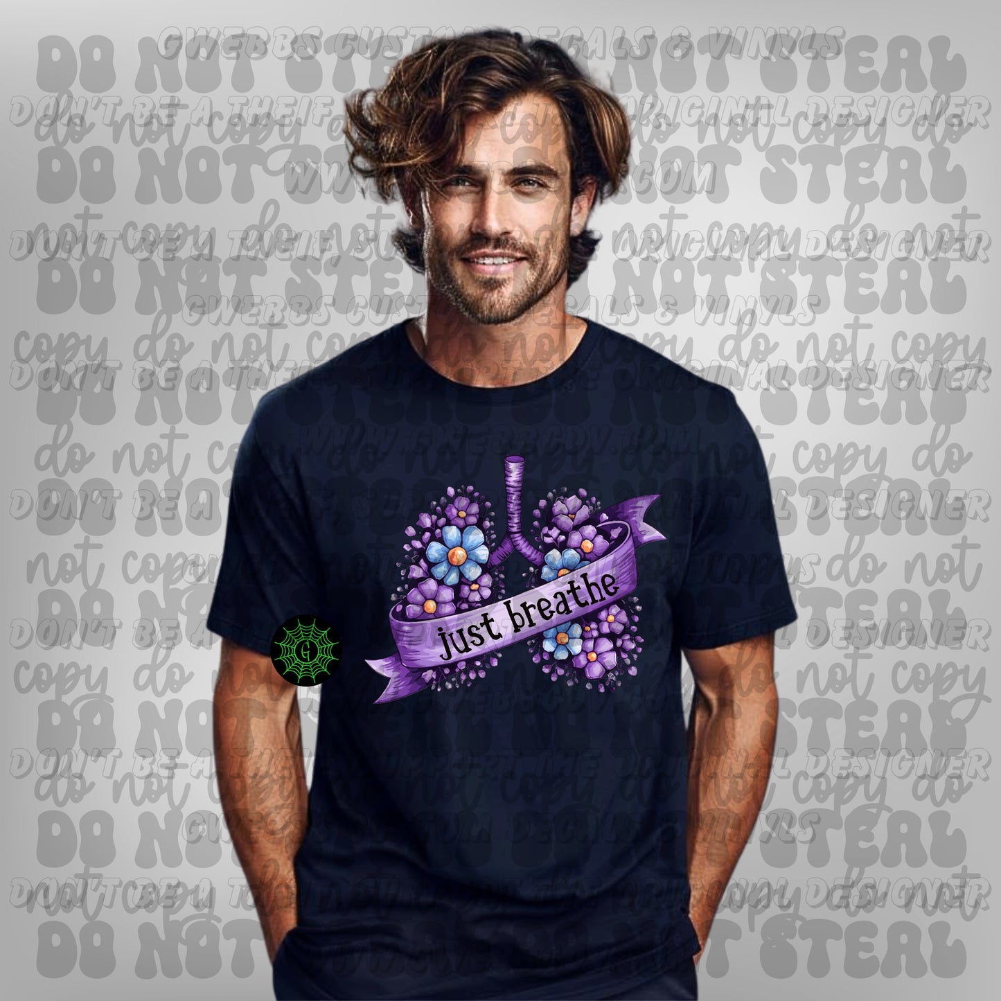 Just Breathe Purple