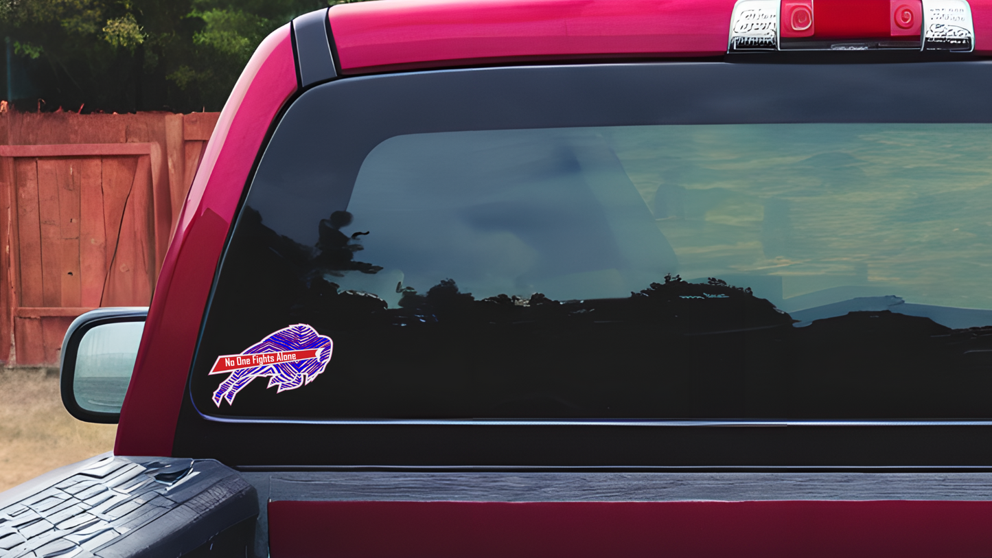 No One Fights Alone Decal