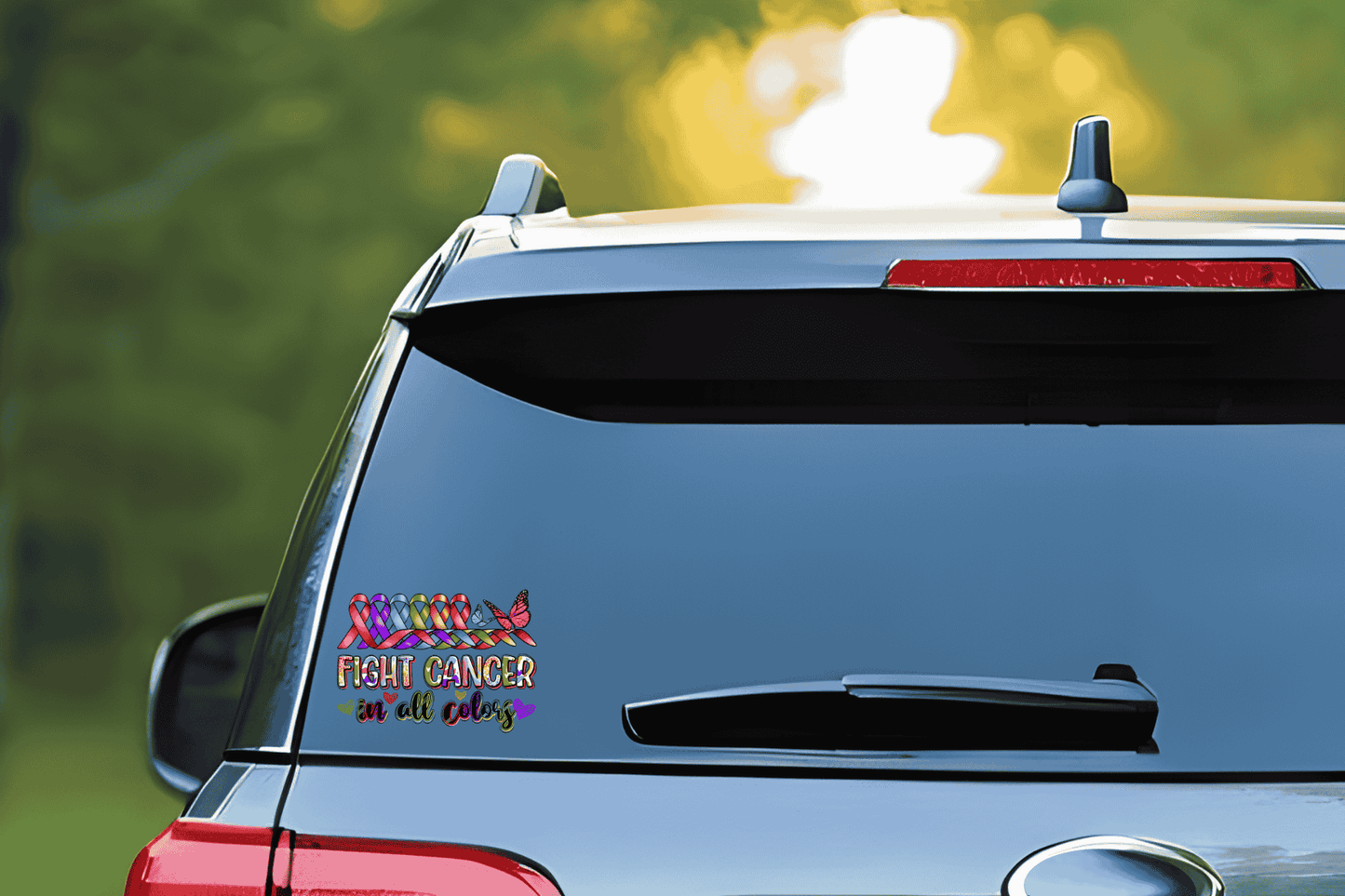 Fight For Cancer Ribbons Decal