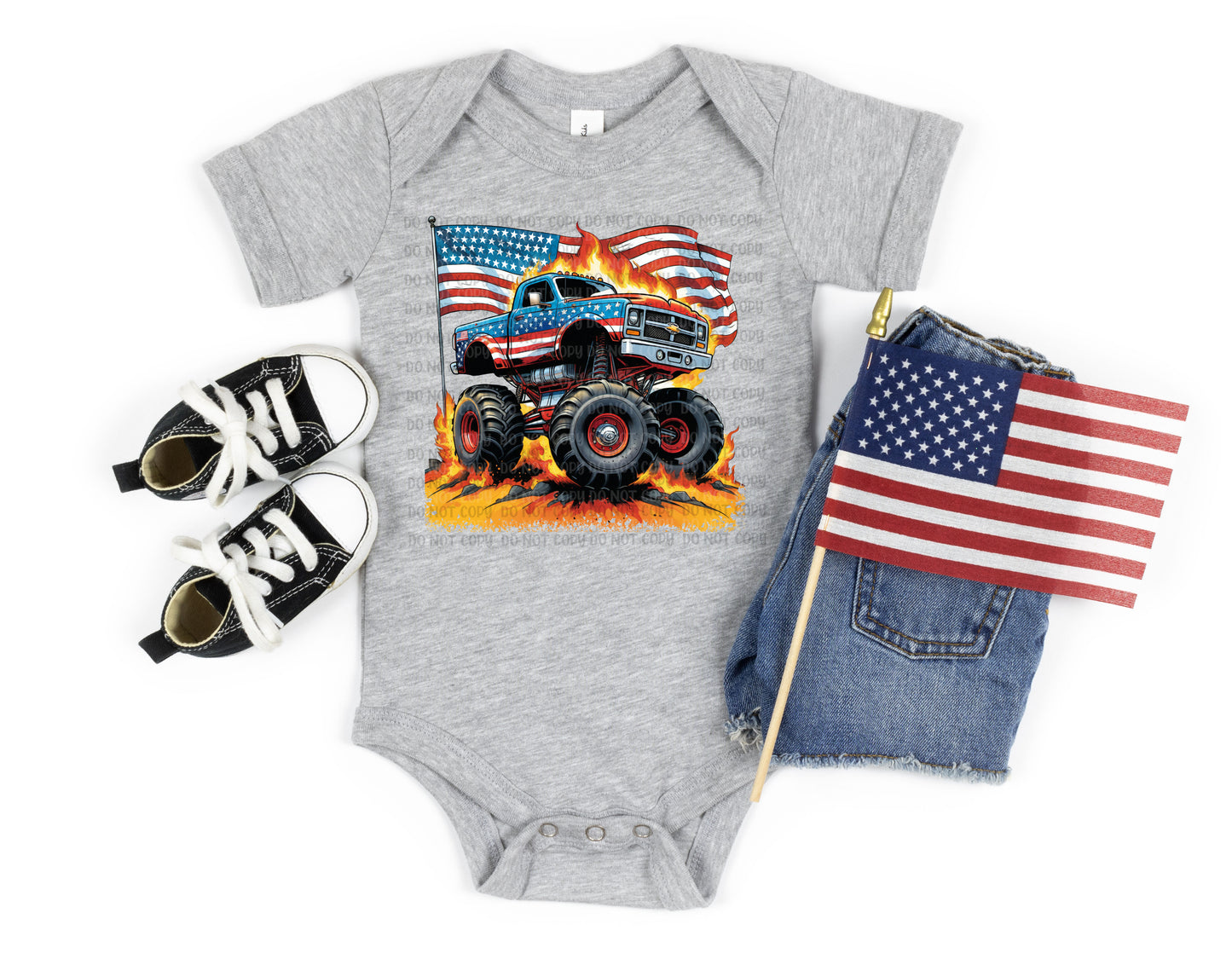 Monster Truck Patriotic