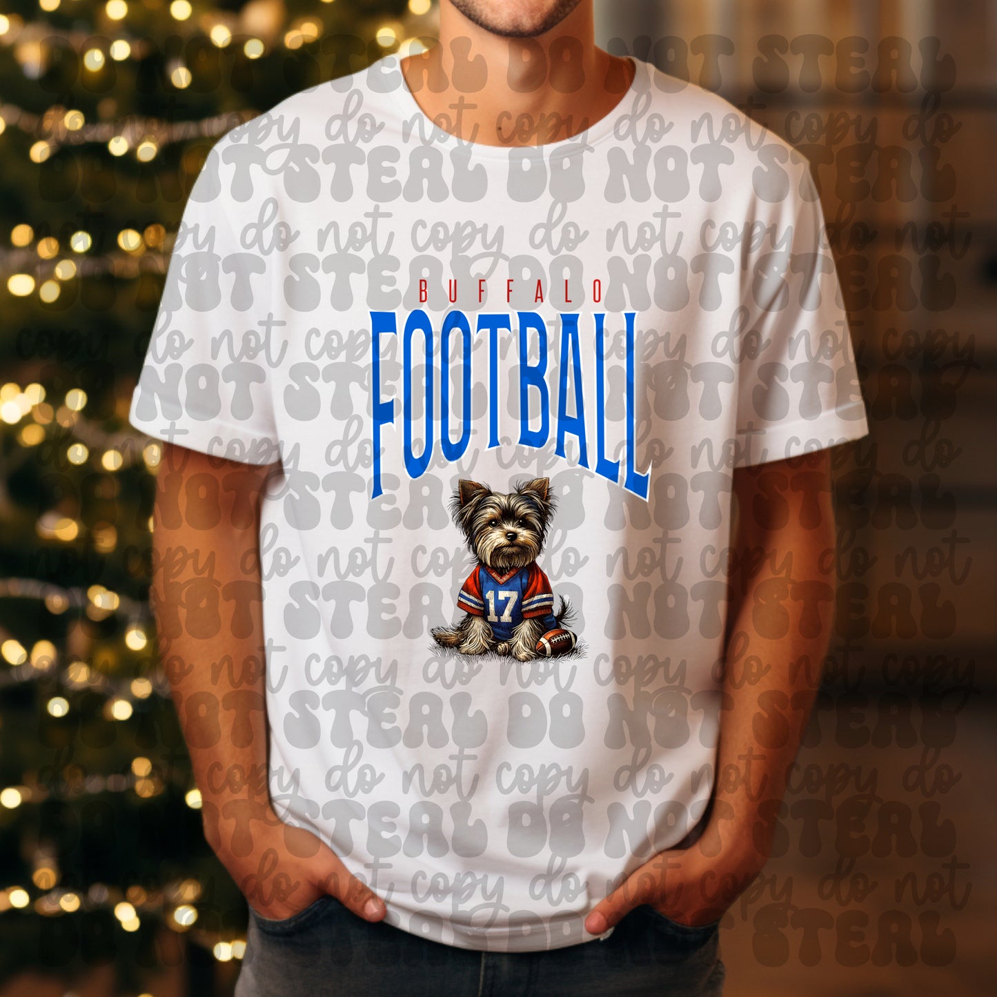 Buffalo Football Yorkie
