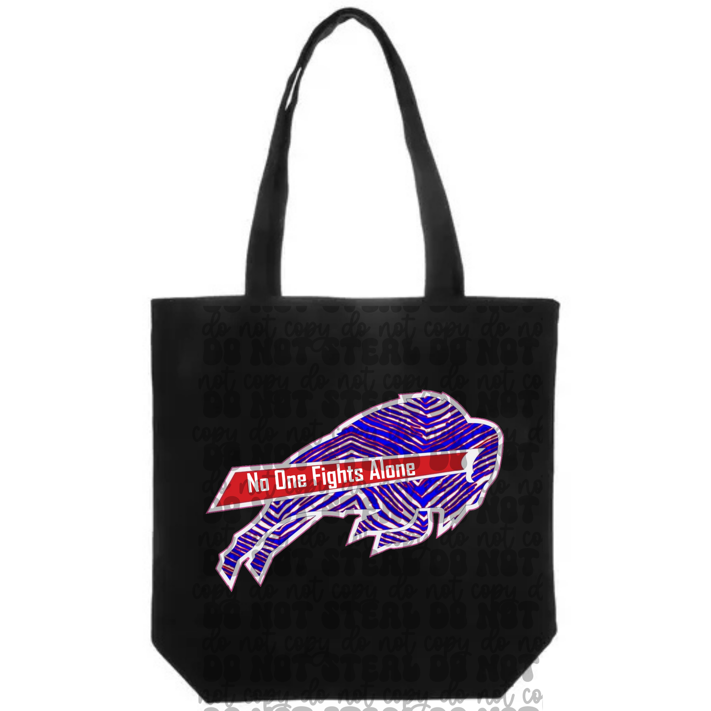 No One Fights Alone Buffalo Tote Bag
