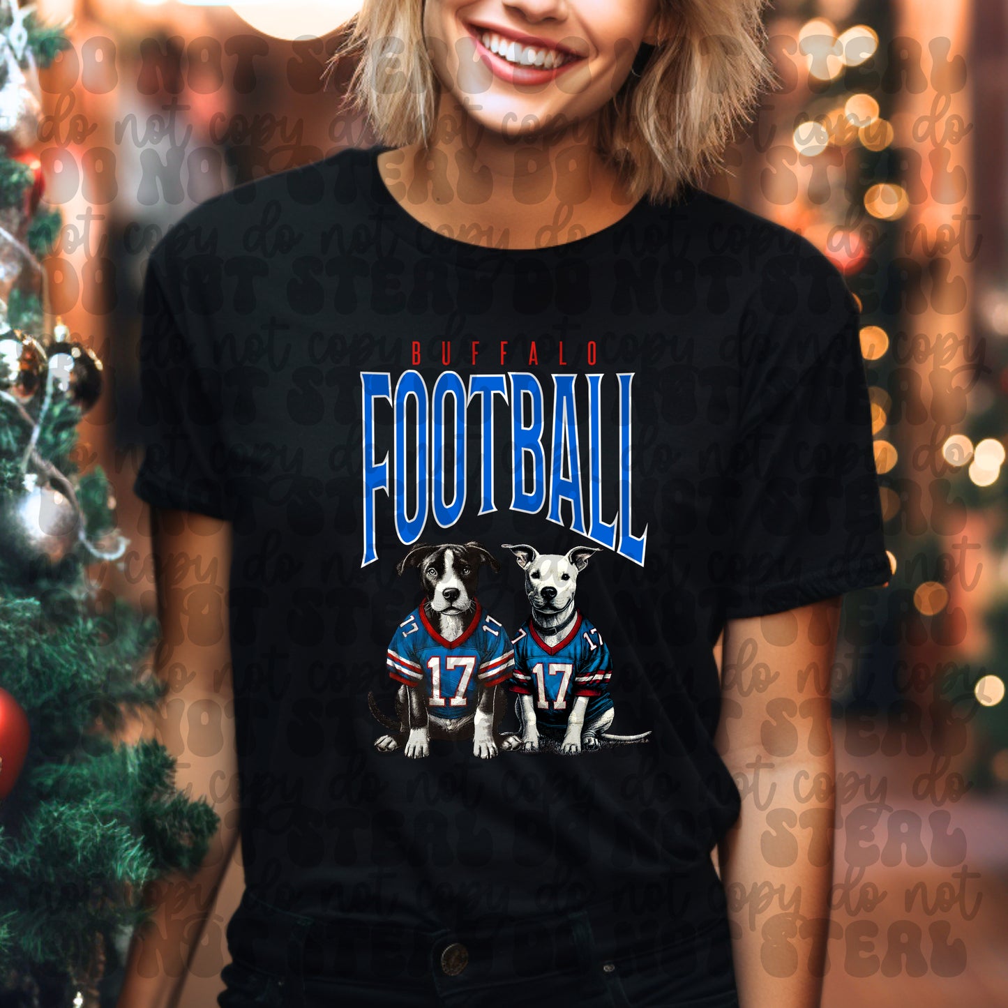 Buffalo Football 2 dogs