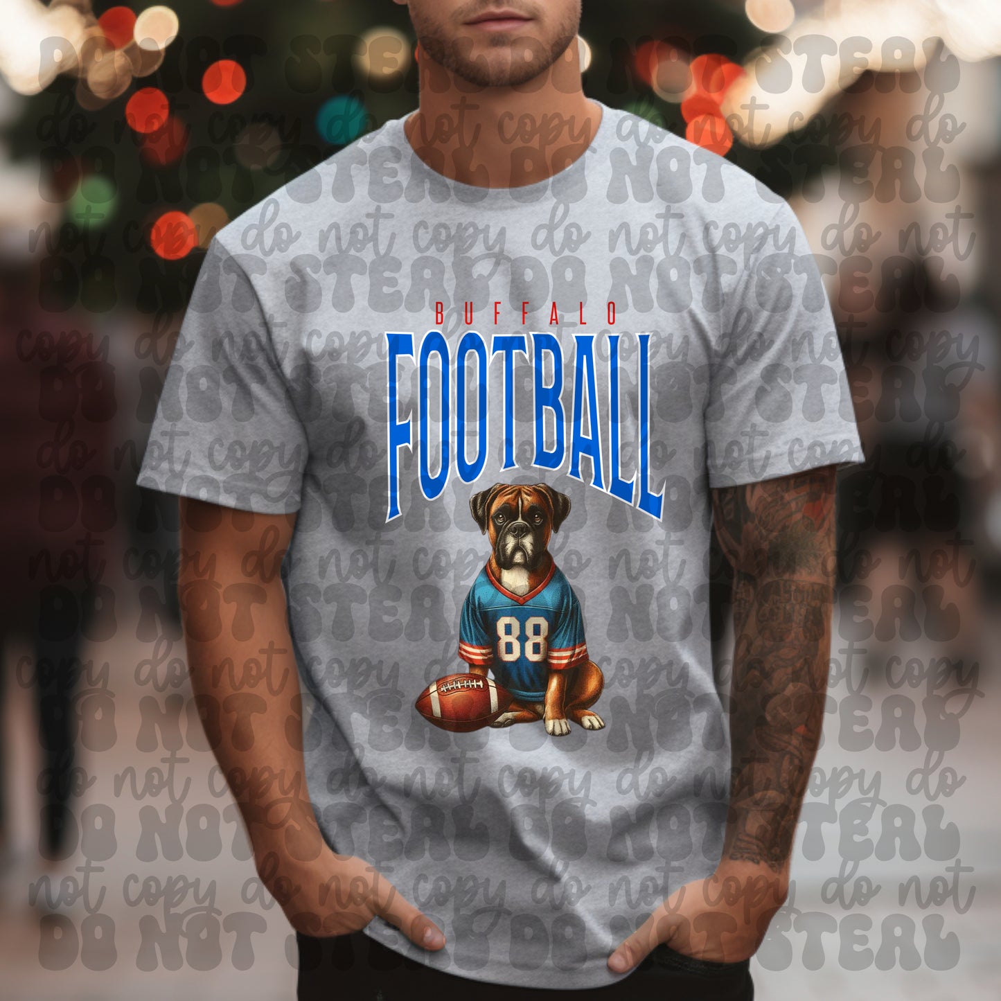 Buffalo Football Boxer
