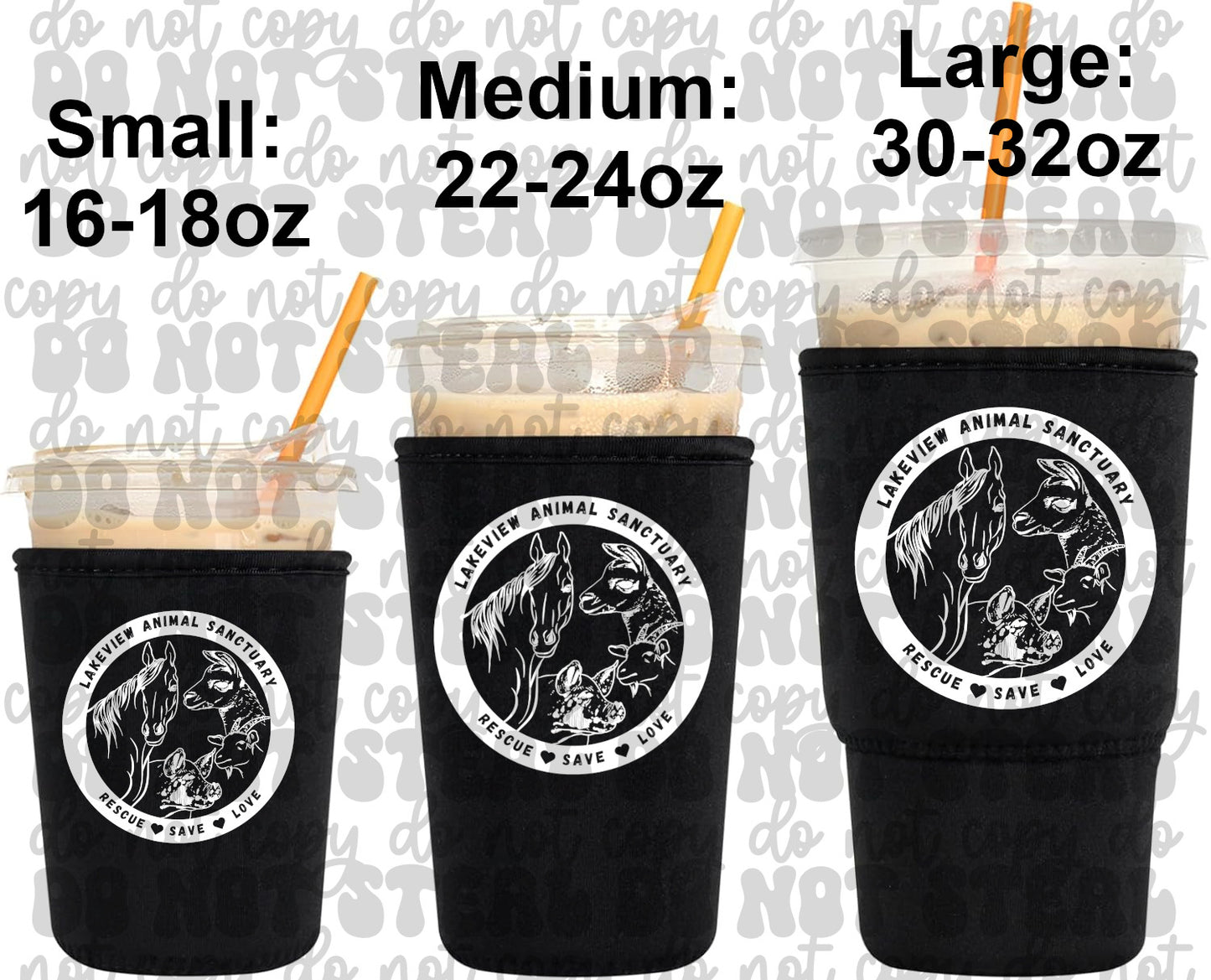 Lakeview Animal Sanctuary Koozie