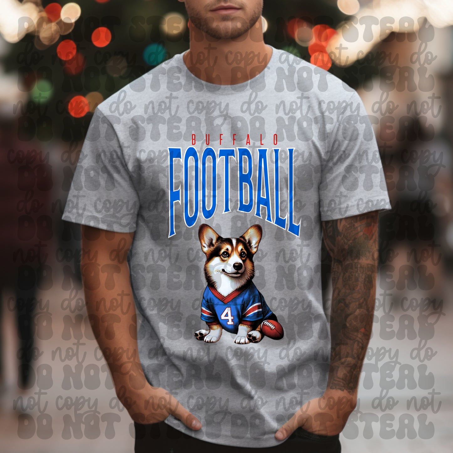 Buffalo Football Corgi