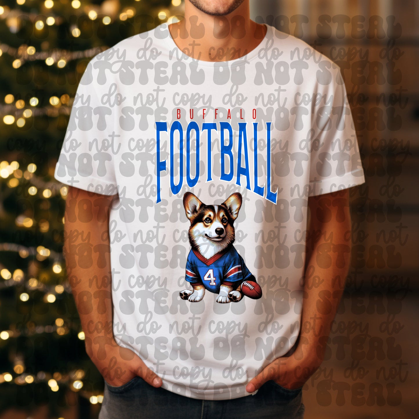 Buffalo Football Corgi