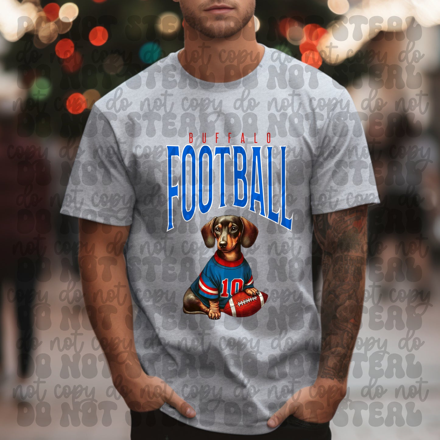 Buffalo Football Dachshund
