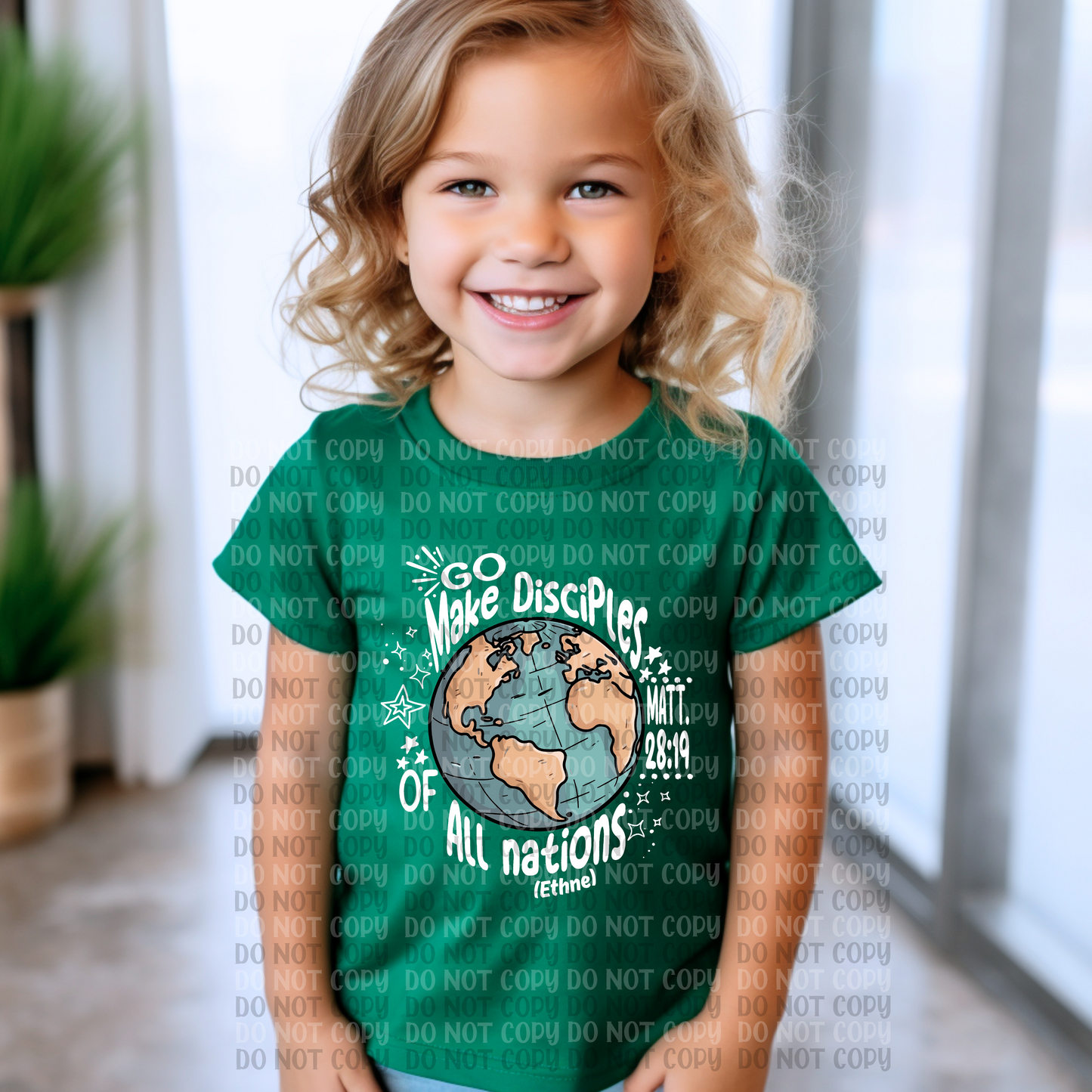 Go Make Disciplines Of All Nations Short Sleeve