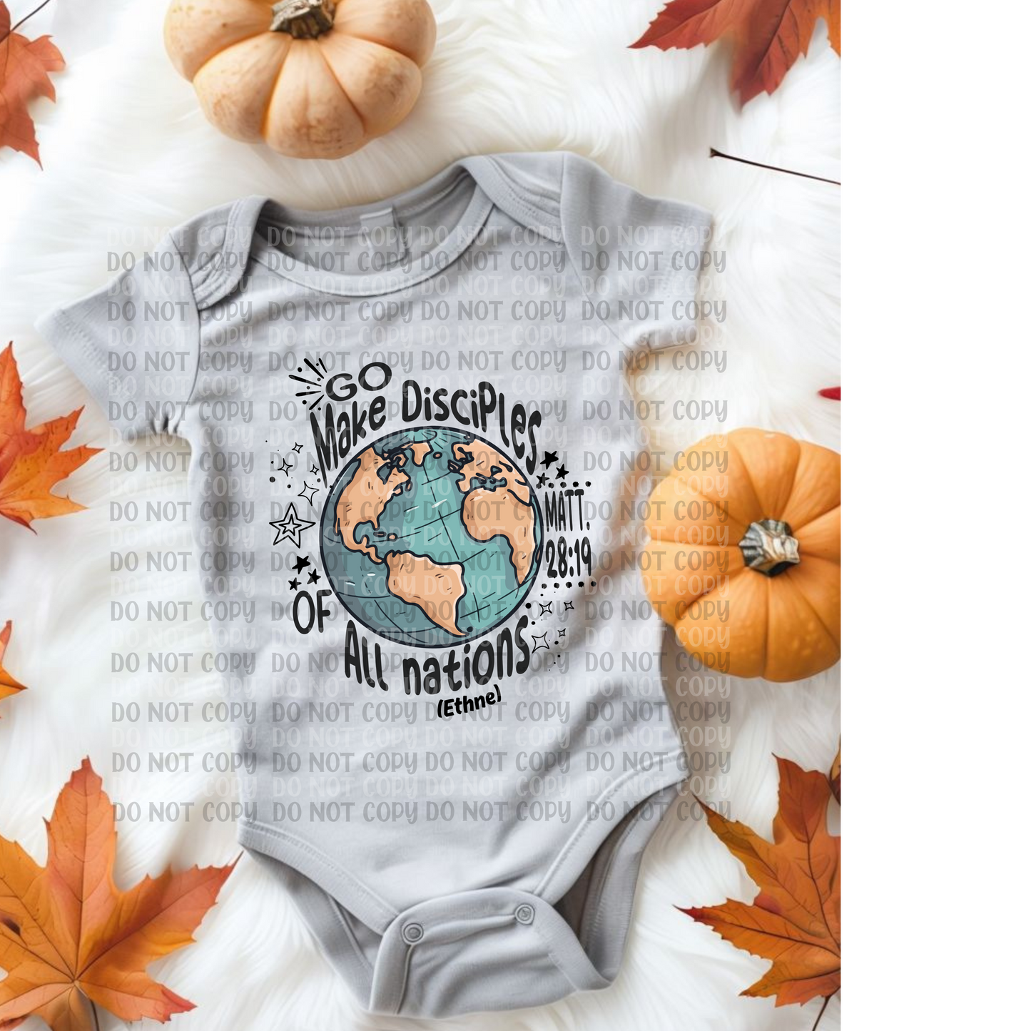 Go Make Disciplines Of All Nations Short Sleeve