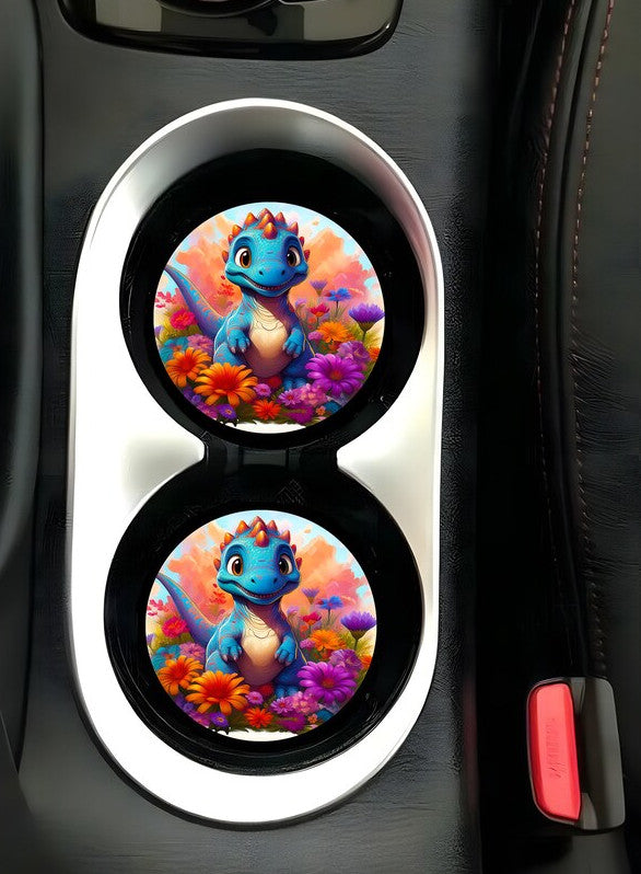 Dino Car Coasters