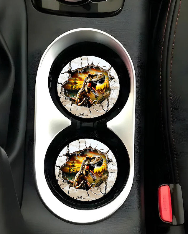Dino Car Coasters