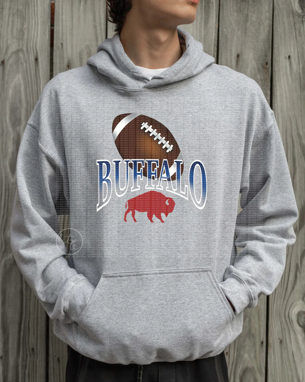 Buffalo Football Ombre