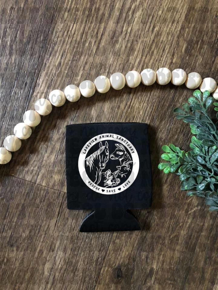 Lakeview Animal Sanctuary Koozie
