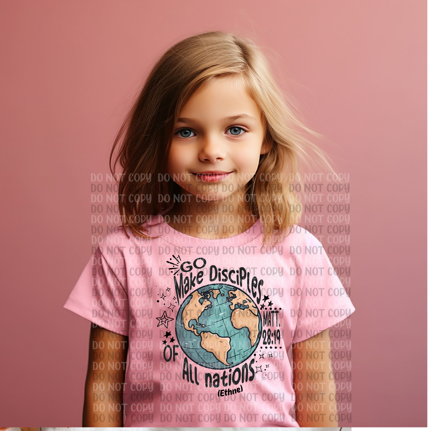 Go Make Disciplines Of All Nations Short Sleeve