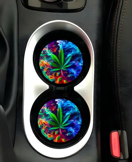 420 Theme Car Coaster