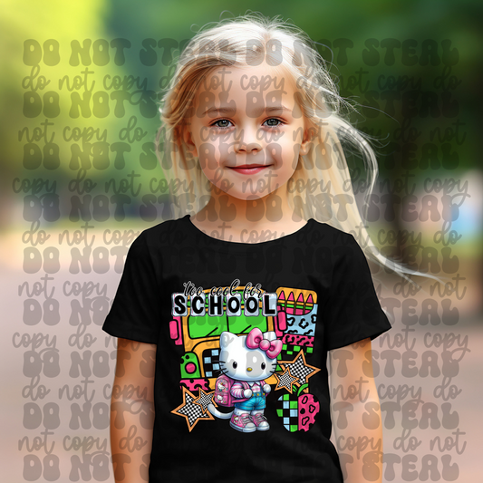 Too Cool For School Hello Kitty