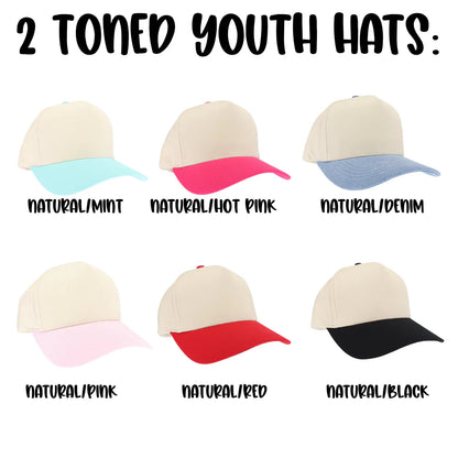 Baseball/Softball Bow 2 Toned Hat